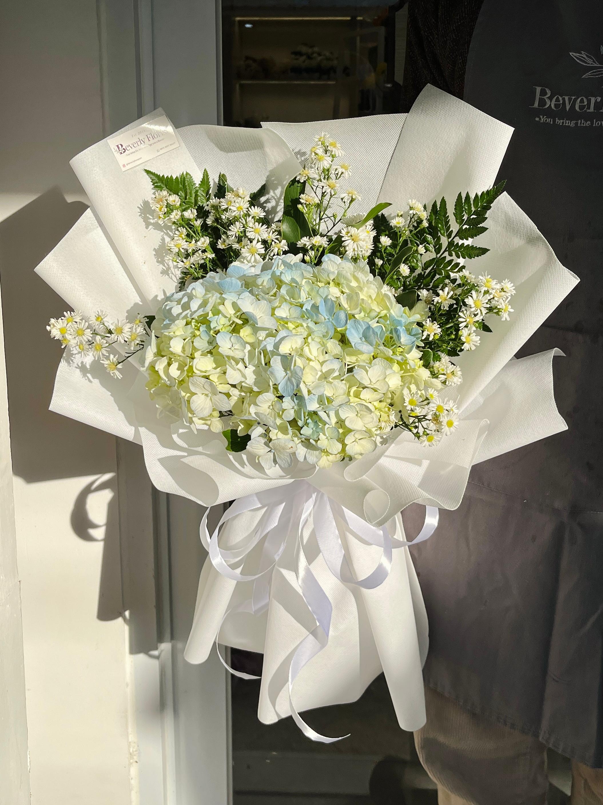 Blue Hydrangea Bouquet